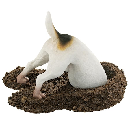DESIGN TOSCANO Terrence the Terrier Digging Pet Dog Statue QL6522